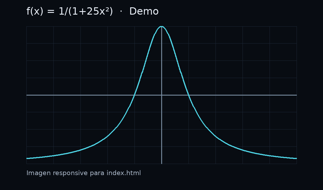 Ilustración de una curva
